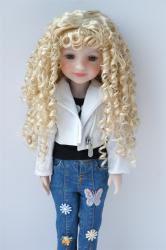 Long Wave Curly BJD Doll Wigs Synthetic Mohair JD145