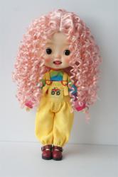 Long Curly BJD Synthetic Mohair Doll Wig JD073