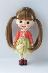 New Arrival Cute Braids BJD Synthetic Mohair Doll Wigs JD818