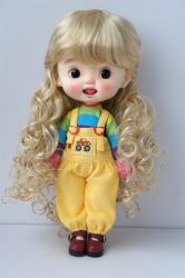 Long Curly  BJD Synthetic Mohair  Doll Wig JD815
