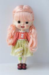 Pretty Long BJD Synthetic Mohair Doll Wig JD786B