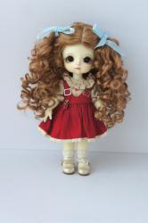 JD797 Long Pretty BJD Synthetic Mohair Doll Wig 