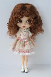 Newly Short Curly BJD Combed Mohair Doll Wigs JD738