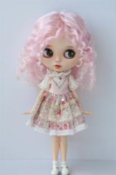 Newly Short Curly BJD Combed Mohair Doll Wigs JD738