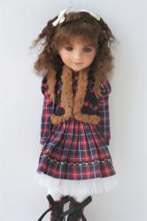 Newly Fashion Curly Mohair BJD Doll Wigs JD852