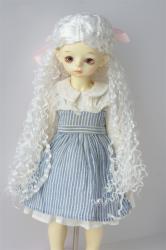 JD802 1/3 Pretty Long Curly BJD Doll Wigs SD Synthetic Mohair Hair