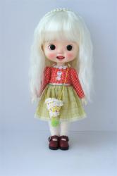 Newest Short curly BJD Synthetic Mohair Doll Wig  JD633