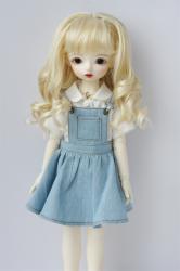 Pretty curly BJD Synthetic Mohair Doll Wig  JD627