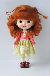 Newest Lovely Curly BJD Mohair Doll Wigs JD564