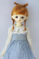 Cute Two Braids BJD Mohair Doll Wigs JD545