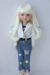Pretty Long BJD Synthetic Mohair Doll Wig JD529