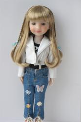 Pretty Long BJD Synthetic Mohair Doll Wig JD529