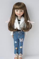 Pretty Long BJD Synthetic Mohair Doll Wig JD529