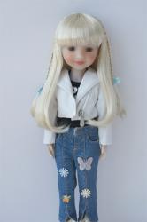 Pretty Long BJD Synthetic Mohair Doll Wig JD529