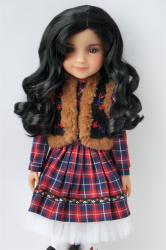 Pretty Curly BJD Synthetic Mohair Doll Wigs JD343