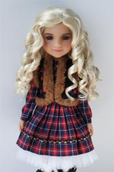 Long Curly Synthetic Mohair BJD Doll Wigs JD340