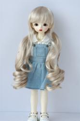 Lovely Curly Braids BJD Synthetic Mohair Doll Wigs JD337