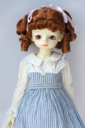 Lovely Curly Pony Synthetic Mohair Doll Wigs JD262