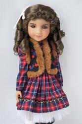 Lovely Curly Pony Synthetic Mohair Doll Wigs JD262