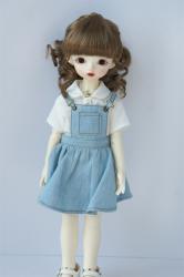 Pretty Curly Synthetic Mohair BJD Doll Wigs JD261B