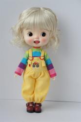 Lady Short Curly BJD Doll Wigs Synthetic Mohair JD260