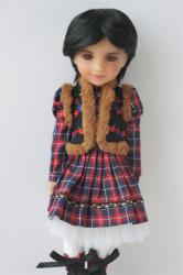 Nature Boyish Doll Wigs Synthetic Mohair JD192