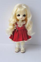 Newly Soft Material Curly BJD Synthetic Mohair Doll Wig JD853