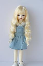 Newly Soft Material Curly BJD Synthetic Mohair Doll Wig JD853