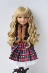 Newly Soft Material Curly BJD Synthetic Mohair Doll Wig JD853