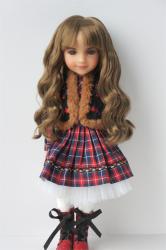 Newly Soft Material Curly BJD Synthetic Mohair Doll Wig JD853