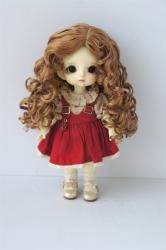 Long Curly BJD Synthetic Mohair Doll Wig JD073