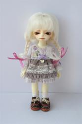 Lovely Two Braids BJD Mohair Doll Wigs JD2031