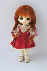 Lovely Two Braids BJD Mohair Doll Wigs JD2031