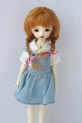 Lovely Two Braids BJD Mohair Doll Wigs JD2031