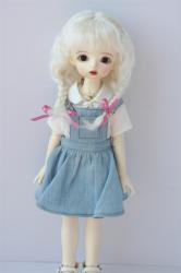 Lovely Two Braids BJD Mohair Doll Wigs JD2031