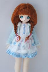 Lovely Two Braids BJD Mohair Doll Wigs JD2031