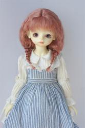 Lovely Two Braids BJD Mohair Doll Wigs JD2031