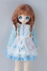 Fashion BJD Two Braids Mohair Wigs D2033B