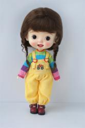 Fashion BJD Two Braids Mohair Wigs D2033B
