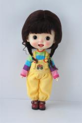 Fashion BJD Two Braids Mohair Wigs D2033B