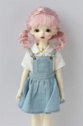 Lovely Two Braids BJD Mohair Doll Wigs JD736