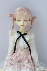 Newly Cute Two Braid BJD Mohair Doll Wigs JD857