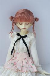 Newly Cute Two Braid BJD Mohair Doll Wigs JD857