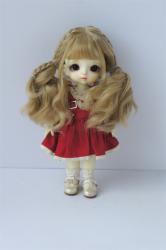 Newly Soft Material Curly BJD Synthetic Mohair Doll Wig JD858