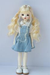 Newly Soft Material Curly BJD Synthetic Mohair Doll Wig JD858