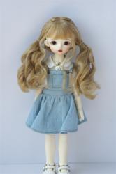 Newly Soft Material Curly BJD Synthetic Mohair Doll Wig JD858