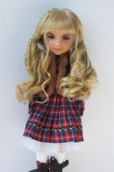 Newly Soft Material Curly BJD Synthetic Mohair Doll Wig JD858