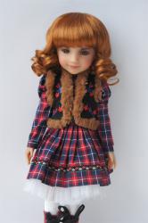 Fashion Short Curly BJD Doll Wigs Synthetic Mohair JD164