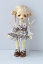 Newly Cute Two Braid BJD Mohair Doll Wigs JD857