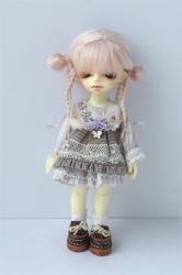 Newly Cute Two Braid BJD Mohair Doll Wigs JD857